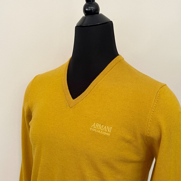 New Armani Collezioni Wool Sweater Pullover - Picture 2 of 6